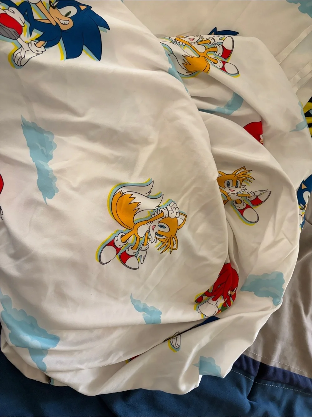 Sonic and Friends Navy Blue Kids Comforter